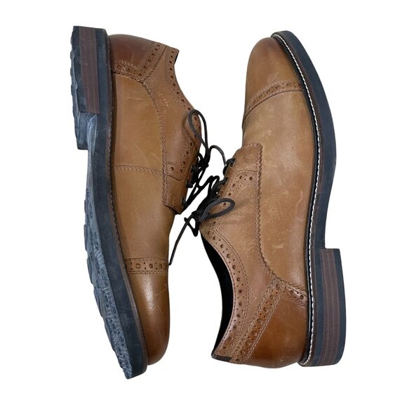 Nunn Bush Toe Cap Dress Shoes Men's Size 11 M Brown Leather - Picture 6 of 8